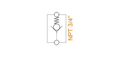VU N3/4"; GC2NNT440110000